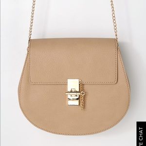 NWT LULUs SINCERELY STYLISH TAUPE PURSE
